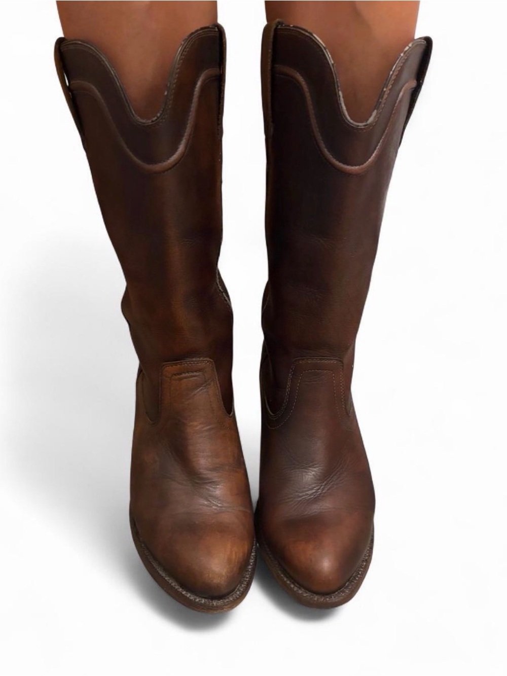 Ariat Brown Leather Western Boots